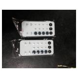 Tiandirenhe 2 Pack 224 LED Hanging Starburst Light, Firework Fairy Starburst String Lights Hanging Star Lights with Remote, 8 Lighting Modes Operated, Starry Light for Garden Party Christmas(Yellow)