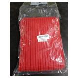 decorUhome Spring Corduroy Red Throw Pillow Covers 20x20 Set of 2 Decorative Soft Boho Farmhouse Couch Pillow Covers for Living Room Bed Sofa Broadside Striped Pillow Cases