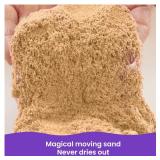 Kinetic Sand, 11lb (5kg) Natural Brown Play Sand for Arts and Crafts, Sandbox, Amazon Exclusive (Packaging May Vary), Sensory Toys, Holiday Gifts & Stocking Stuffers for Kids Ages 3 and up