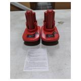 BTRUI 2PCS for M18 to for M12 Battery Adapter, for Milwaukee 18V to 12V Converter, Convert for Milwaukee 18V Battery to 12V Battery Tools