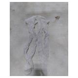 LOLANTA Girls Sparkle Tights 2 Pack Fishnet Rhinestone Stockings for Kids Shimmer Mesh Pantyhose(White-Rhinestone,4-8Y) STAINED ON FEET