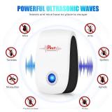 2025 10Pack Ultrasonic Pest Repeller Electronic Mouse Repellent Ultrasonic Plug in Mice Repellent Indoor Sonic Electronic Plug in Pest Control for Spide,Rat,Cockroach,Insect,AntBugs