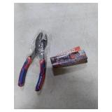 WORKPRO 6in Slip Joint Pliers Tool, Large Soft Grip,Rust Prevention Finish, 3-Zone Serrated Jaw Forged from High Carbon Steel for Maximum Grip