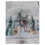 AVOIN colorlife Merry Christmas Trees Reindeer Snowflake Throw Pillow Covers, 18 x 18 Inch Xmas Red Berries Hello Winter Holiday Cushion Case Decoration for Sofa Couch Set of 8