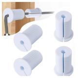 MYZHRE 6 Pcs Starlink Cable Grommet for 1 Inch Wall Hole, Starlink Wall Grommet, Perforated Silicone Grommet, Cable Punch Grommet, Wall Grommet for Starlink Ethernet Cable White