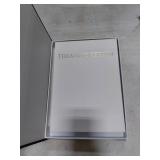 Beautiful Decorative Books - Set of 2 Linen Boxes Enhance Coffee Table,Bookshelf or Mantle Decor Aesthetic Fake/Faux Books for Modern Home Decoration, Photo Storage and as a Keepsake Box (Blue&White)