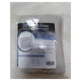 HOXHA Indoor Air Conditioner Window Cover for Inside Window AC Unit Triple Insulation with Elastic Strap (Grey, 17.5x13.5x3.5)
