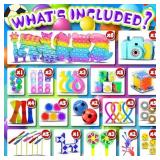 1000pcs Party Favors Goodie Bags for Kids, Fidget Toys Pack, Stocking Pinata Stuffers, Birthday Gifts, Classroom Prize, Treasure Box, Carnival Prizes, Easter Eggs Fillers