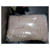 Bed Skirt Queen Size, Ruffled Bed Skirts with Split Corners, Queen Bed Skirt 14 Inch Drop, Striped Boho Queen Size Bed Skirts, Pink-tinged Cream- 14