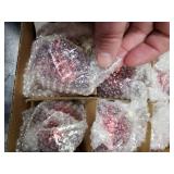 Jenaai 12 Pcs 2.36 Inch Red Glass Christmas Ball Ornaments Vintage Christmas Tree Decorations Mercury Glass Hanging Ornaments for Trees Xmas Holiday Party Garland DIY Craft Supplies, 6 Style