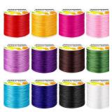PAXCOO 12 Rolls Elastic String for Bracelets, Stretch Magic Elastic String Bead Cord Jewelry Thread for Bracelet, Necklaces, Clay Beads, Pony Beads (Assorted Colors)
