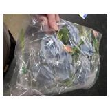 LVEFIT Artificial Rose Flower Dusty Blue Flowers Dusty Blue Roses Silk Flowers 12 pcs with Long Stem Silk Roses Bouquet for Wedding Bridal Shower Party Home Decoration