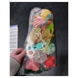 Baby Toys 6 to 12 Months, 5 In 1 Montessori Toys for 1 Year Old, Incl Travel Pull String Toy & Rattle Teether & Stacking Baby Block & Soft Infant Ring & Sensory Ball for Toddler 0-3-6-9-12 Month