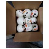 40 Pcs Christmas Stress Balls,Snowmen Stress Relief Toys,Foam Small Snowball Stress Toy for Winter Christmas Party Favor,Stocking Stuffer Filler,Classroom Gift(8 Styles)