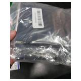 MEIBOOCH 2pcs Small Pouches for Purse, Self-closing Mini Makeup Bag, Organosilicon Super Fiber Leather Coin Purse for Women Travel Pouch Small Cosmetic Bag| Lipstick, Jewelry, Change, Card (Black)