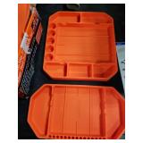 Hornspy No-Slip Flexible Orange Tool Tray Set