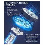 BEAUTURAL Sweater Fabric Shaver Home-Edition, Powerful & Efficient Lint Remover for Clothes and Furniture, AC Adapter or Battery Powered Pill Fuzz Remover, Special for Your Family Ultramarine