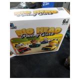 Big Head Racing Cars Toy Set