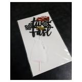 Two Fast Cake Topper Race Car 2nd Cake Decoration for Racing Car Checkered Flag Themed Kids Boy Girl 2 Years Old Happy 2s Birthday Party Supplies Double Sided