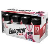 Energizer D Batteries, D Cell Battery Premium Alkaline, 8 Count
