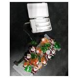 Aogist 50LED Christmas Fairy Lights - 16ft Super Bright 3D Santa Claus Christmas Tree Deer String Lights Battery Operated Decor for Indoor/Outdoor Party Home Bedroom Yard Windows Doors Winter Decor