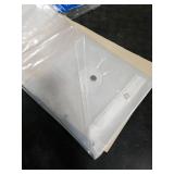 AmazerBath Shower Curtain Liner, 48x72 Clear Shower Curtain Liner, Waterproof Plastic Shower Liner, Cute Lightweight PEVA Shower Curtain for Bathroom with 2 Magnets and 8 Rustproof Metal Grommets