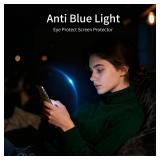 PERFECTSIGHT Anti Blue Light Screen Protector for iPhone 17 Air 6.6 inch - Eye Protection Anti Eye Fatigue Eye Dry - 2 Pack HD Clear 6X Stronger HD Clear Blue Light Blocking Tempered Glass