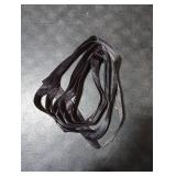 Trideer Stretching Strap Yoga Strap Physical Therapy for Home Workout, Exercise, Pilates and Gymnastics, 10 Loops Non-Elastic Stretch Bands with Aesthetic Packaging for Women & Men (Black)