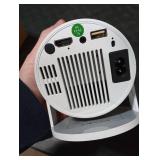 Mini Projector, HY300 PRO Portable Projector, Support 4K 1080P with Dual-Band WIFI6 5G Wireless 5.2 Bluetooth Android 13, 180° Rotatable, Auto Keystone Correction, 35-130 Screen Video Projector