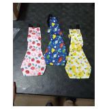 Zaruatu 3 Pieces Chicken Diapers for Hens Pet Duck Diapers Reusable Chicken Diapers Chicken Clothes Accessories with Bow Tie for Poultry (M)