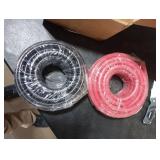 Marine Wire 2 Gauge Marine Grade Wire Include 2AWG 25FT Red & 25FT Black,2 AWG Tinned Copper Oxygen-Free Boat Electrical Cable for Automotive/RV/Camper/Trailer