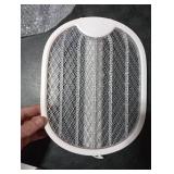 Qualirey 3 in 1 Electric Fly Swatter Foldable 3000V Handheld Mosquito Zapper with USB Rechargeable Base Bug Zapper Racket Fly Killer and Mosquito Trap Lamp Hanging Standing for Indoor Outdoor