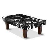 MABOZOO 8 Ball Pattern Billiard Pool Table Cover, Waterproof and Tearproof Snooker Table Cover for PoolTable, Indoor/Outdoor Pootable Accessories for Protecting Felt