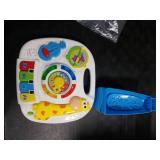 HQXBNBY Baby Toys 6-12 Months, Musical Learning Table Toys for 1 2 3 Year Old Boys Girls Early Education Activity Center Toys for 7 8 9 10 18 Months Kids Toddler Birthday Gifts