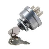 Mizoneparts 92377 91846 Ignition Starter Switch with 2 Keys Compatible with Murray 092377MA 92377MA Lawn Mower Oregon 33-392 with 4 Position 6 Termials Replace 5411 5411H 5412K 97645