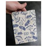 monbento - Lunch Bag MB Pochette M Ginkgo - Polyester and Cotton Lunch Tote - For Work Lunch Packing - Can Contain a Bento Box MB Original or MB Tresor - Japanese Pattern - Pink & Blue