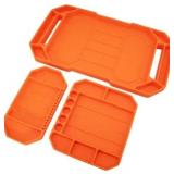 Hornspy No-Slip Flexible Orange Tool Tray Set