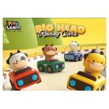 Big Head Racing Cars Toy Set