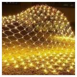 360 LED Net Christmas Lights with Clear Wire