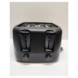 Mainstays 4-Slice Black Toaster