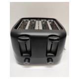 Mainstays 4-Slice Black Toaster