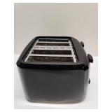 Mainstays 4-Slice Black Toaster