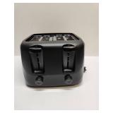 Mainstays 4-Slice Black Toaster