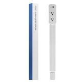 Electrical Outlet Extender Stick - Features USB-A, USB-C and 2 AC Outlets, Extends 22\"-34\", Rotates 180Â° Access Hard-to-Reach Outlets, Wall Plug Power Socket Expander Nightstands, Sofa, Desks and