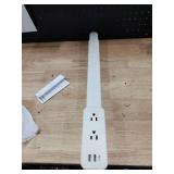 Electrical Outlet Extender Stick - Features USB-A, USB-C and 2 AC Outlets, Extends 22\"-34\", Rotates 180Â° Access Hard-to-Reach Outlets, Wall Plug Power Socket Expander Nightstands, Sofa, Desks and