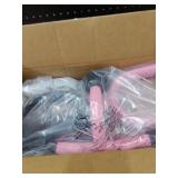 Umatoll Tricycle for Toddlers 2-5 Year Old, Ajustable Toddler Bike Outdoor Toys, Birthday Gift for Girl Age 2-4, Trike with Light up Wheels