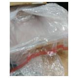 Mumufy 2 Pack Thanksgiving Wicker Large Bread Basket for Serving with Acrylic Lid Woven Rectangular Imitation Rattan Fruit Basket with Cover Food Display Tabletop Christmas Kitchen(13.78x9.84