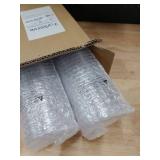 JoyServe Clear Mini Plastic Bowls - (Bulk 100 Pack) 6 Oz Disposable Premium Hard Plastic Dessert Bowls for Serving, Weddings, Catering, Parties, Salsa, Home or Event Party Supplies