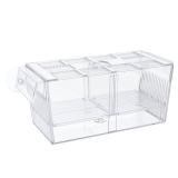 Pawfly Aquarium Fish Breeding Box Acrylic Hatchery Incubator Tank with Suction Cups Large Isolation Box for Baby Fish Shrimp Betta Guppy and Platy