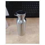 LyyGuanYoo 2 Pack 18/8 Stainless Steel Water Bottle, 26OZ Single Wall Sports Water Bottle for Camping Picnic, Metal Sports Kettle with Handle for Runners, Hikers, Cyclists